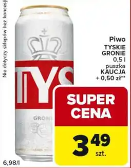 Carrefour Express Piwo TYSKIE GRONIE oferta