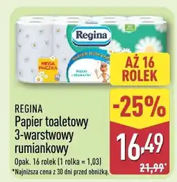 ALDI Papier toaletowy 3-warstwowy rumiankowy oferta