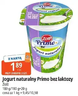 E.Leclerc Jogurt naturalny Primo bez laktozy Zott oferta