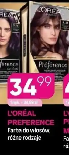 Koliber drogerie L'Oréal Farba do włosów Préférence oferta