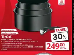 Selgros Tefal Komplet 3 rondli Ingenio Eco Resist oferta