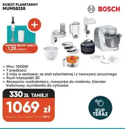 Max Elektro Bosch Robot planetarny MUM58258 oferta