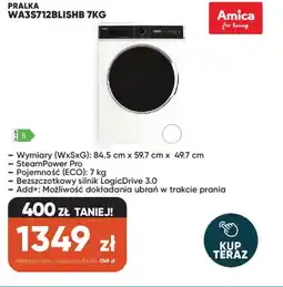 Max Elektro Amica Pralka WA3S712BLISHB oferta