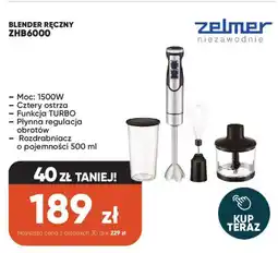 Max Elektro Zelmer Blender ręczny ZHB6000 oferta