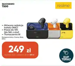 Max Elektro realme Słuchawki T500 oferta