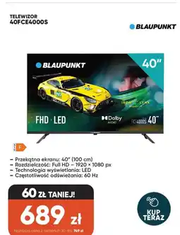 Max Elektro Blaupunkt Telewizor 40FCE4000S oferta