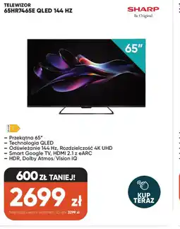 Max Elektro Sharp Telewizor 65HR7465E QLED oferta