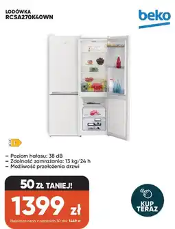 Max Elektro Beko Lodówka RCSA270K40WN oferta