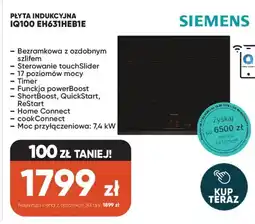 Max Elektro Siemens Płyta indukcyjna IQ100 EH631HEB1E oferta