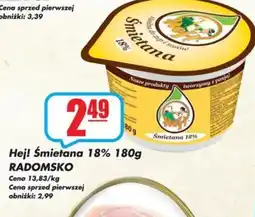 Sezamek Hej! Smietana 18% oferta