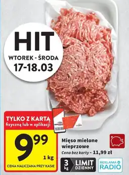 Intermarche Mięso mielone wieprzowe oferta