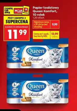 Biedronka Papier toaletowy Komfort, 10 rolek oferta