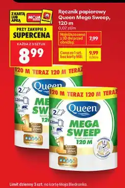 Biedronka Ręcznik papierowy Mega Sweep oferta