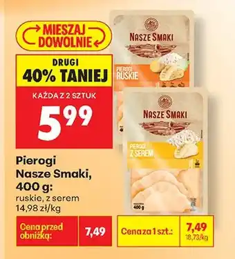 Biedronka Pierogi ruskie oferta