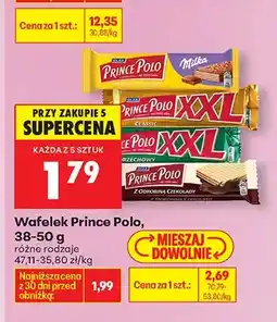 Biedronka Wafelek Prince Polo classic oferta