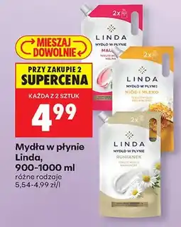 Biedronka Mydło w płynie miód i mleko oferta