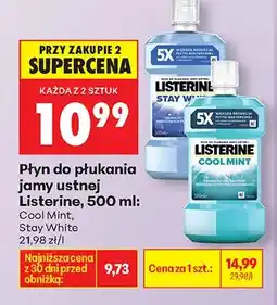 Biedronka Płyn do płukania jamy ustnej Cool Mint oferta