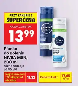 Biedronka Pianka do golenia różne rodzaje oferta