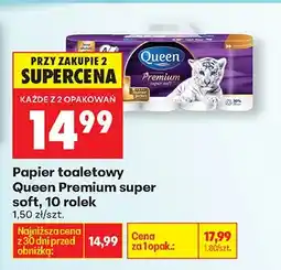 Biedronka Papier toaletowy Premium super soft, 10 rolek oferta