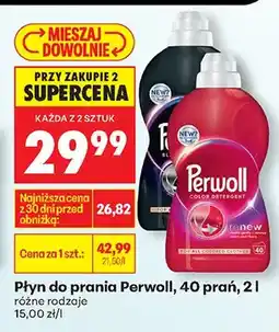 Biedronka Płyn do prania, 40 prań, 2l różne rodzaje oferta