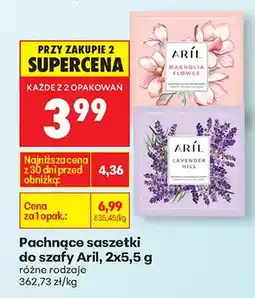 Biedronka Pachnące saszetki do szafy Magnolia Flower oferta