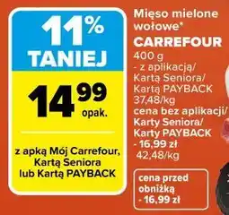 Carrefour Mięso mielone wołowe CARREFOUR oferta