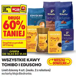 Biedronka WSZYSTKIE KAWY TCHIBO I EDUSCHO oferta