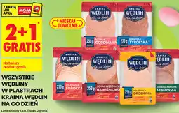 Biedronka WSZYSTKIE WĘDLINY W PLASTRACH KRAINA WĘDLIN NA CO DZIEŃ oferta