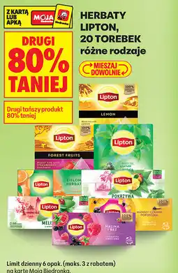 Biedronka Herbaty Lipton oferta