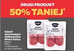 Netto Salami dojrzewające delikatesowe Mistrz Rohus oferta