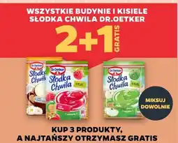 Netto Budynie i kisiele Słodka Chwila Dr. Oetker oferta