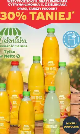Netto Sok Jabłkowy z Zieleniaka oferta