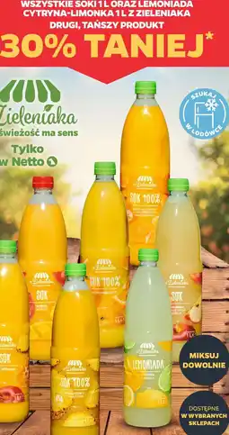 Netto Lemoniada Cytryna-Limonka z Zieleniaka oferta