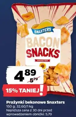 Netto Prażynki bekonowe Snaxters oferta