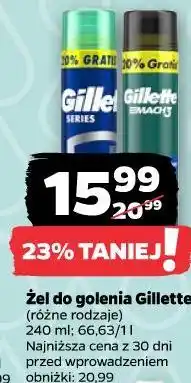Netto Żel do golenia Gillette oferta