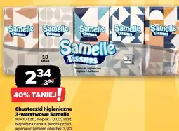 Netto Chusteczki higieniczne 3-warstwowe Samelle oferta