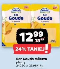 Netto Ser Gouda Miletto plastry oferta