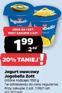Netto Jogurt owocowy Jogobella Zott oferta