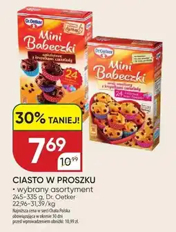 Chata Polska Ciasto w proszku Mini babeczki wybrane asortymenty oferta