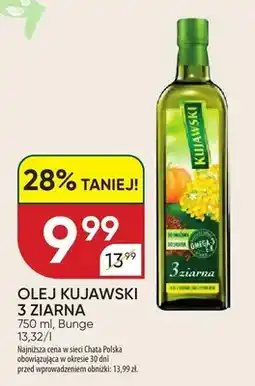 Chata Polska Olej kujawski 3 ziarna oferta