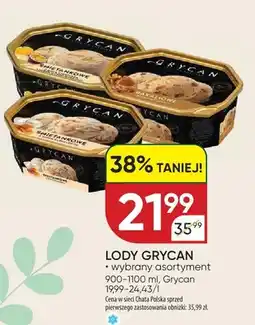 Chata Polska Lody wybrany asortyment oferta