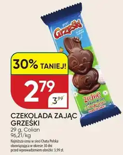 Chata Polska Czekolada zając grzeski oferta