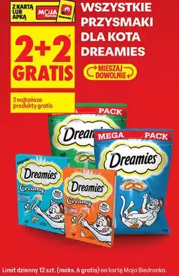 Biedronka WSZYSTKIE PRZYSMAKI DLA KOTA DREAMIES oferta