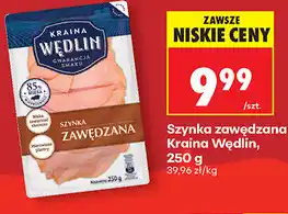 Biedronka Szynka zawędzana Kraina Wędlin oferta