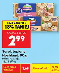 Biedronka Serek topiony Hochland oferta