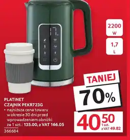 Selgros PLATINET Czajnik PEKR723G oferta