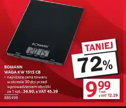 Selgros Bomann Waga KW 1515 CB oferta