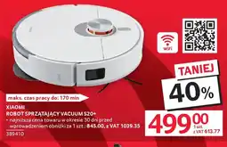 Selgros Xiaomi Robot sprzątający Vacuum S20+ oferta