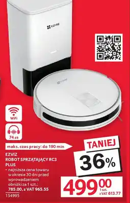 Selgros Ezviz Robot sprzątający RC3 Plus oferta