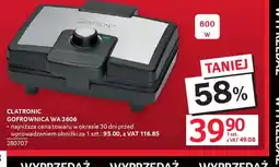 Selgros Clatronic Gofrownica WA 3608 oferta